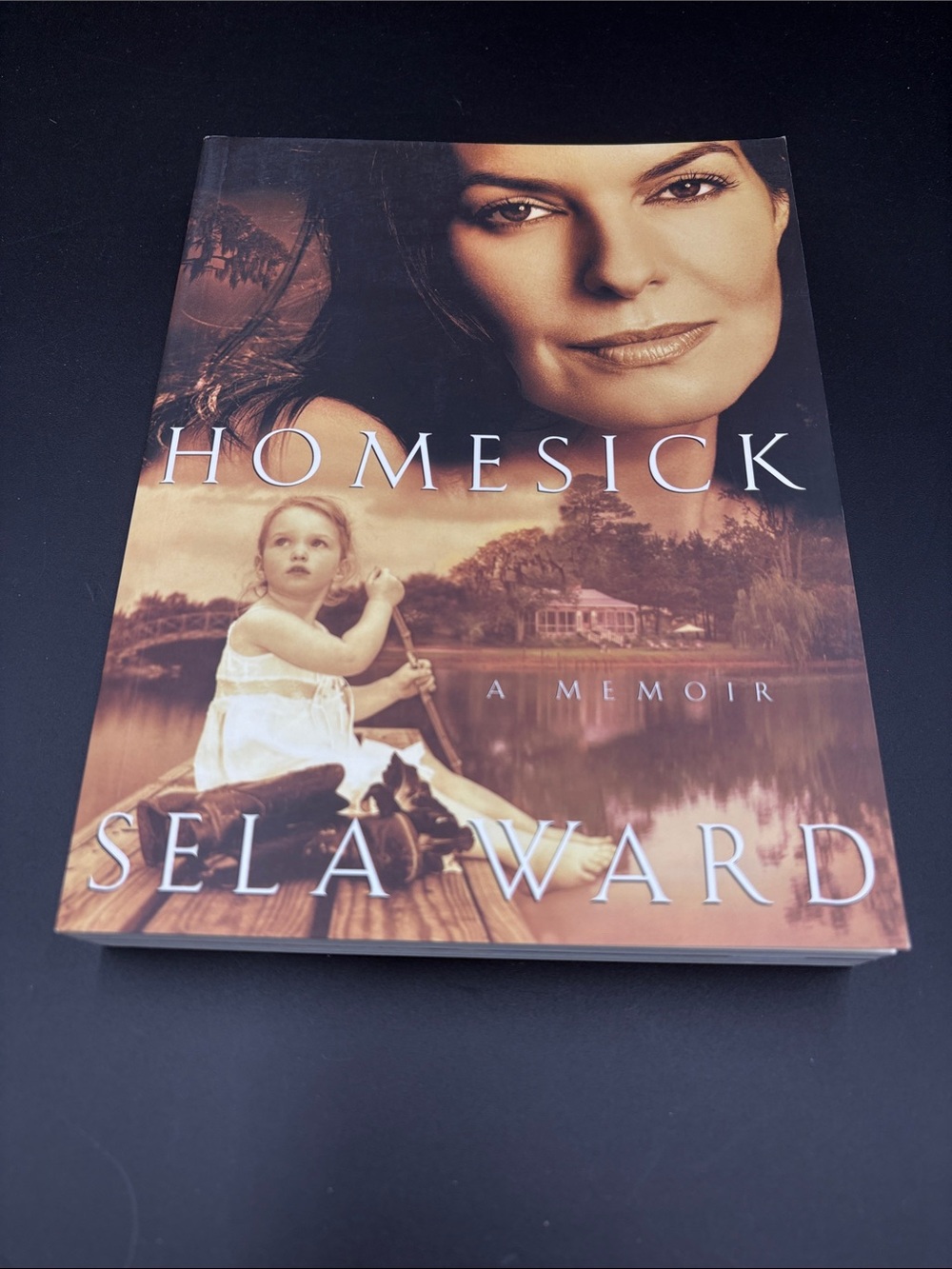 Homesick by Sela Ward Memoir Signed Copy